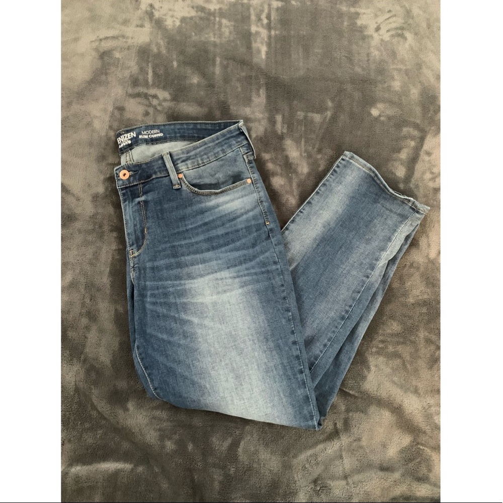 Modern Slim Cuffed Plus Size Jeans